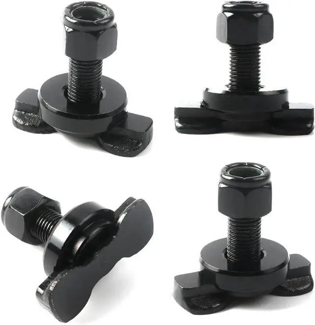 Alt view image 4 of 6 - 8-Pack L-Track Double Lug Threaded Stud Nut Fitting Tie Down