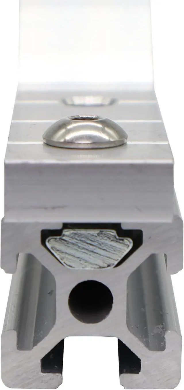 Alt view image 6 of 6 - 20 Set 78x78mm 2020 Aluminum Extrusion T Slot Corner Bracket 20 Series Extruded Hardware 90 Degree Right Angle Connector with M5 Bolts Nuts for 20/20 80 20 2040 T V Slot Aluminum Profile