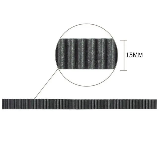 Alt view image 2 of 7 - 5M GT2 Timing Belt 15mm Width + 4pcs 20 Teeth 5mm Bore Timing Pulley Wheel + 4pcs 20 Toothless Bore 5mm Idler + 4pcs 20 Tooth Bore 5mm Idler,for 3D Printer