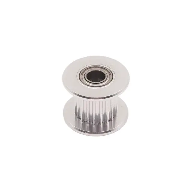Alt view image 5 of 7 - 5M GT2 Timing Belt 15mm Width + 4pcs 20 Teeth 5mm Bore Timing Pulley Wheel + 4pcs 20 Toothless Bore 5mm Idler + 4pcs 20 Tooth Bore 5mm Idler,for 3D Printer