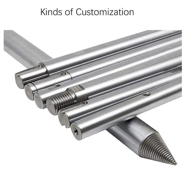 Alt view image 2 of 7 - 2Pcs 8mm x 1000mm Linear Rod, Diameter 8mm Case Hardened Chrome Plated Smooth Linear Motion Rod Shaft Guide Rail - Metric h8 Tolerance L: 39.37 inch /1000mm