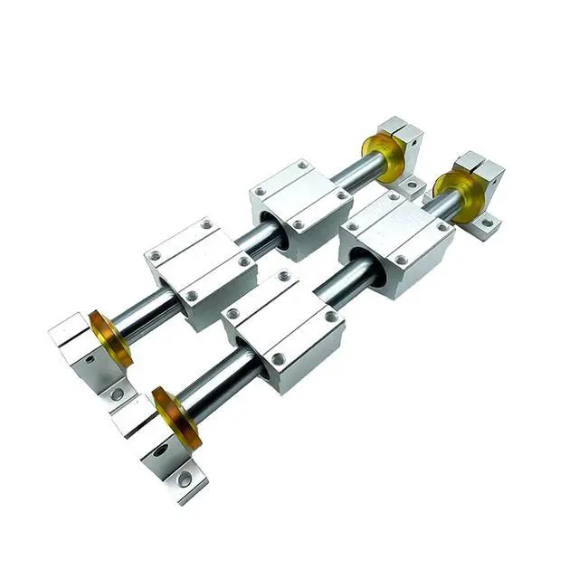 Alt view image 4 of 7 - 2Pcs 8mm x 1000mm Linear Rod, Diameter 8mm Case Hardened Chrome Plated Smooth Linear Motion Rod Shaft Guide Rail - Metric h8 Tolerance L: 39.37 inch /1000mm