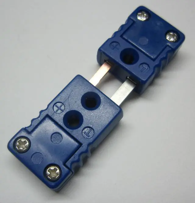 Alt view image 4 of 7 - Mini T-Type Thermocouple Wire Connector, Cable Connector, 5 Sets Pairs Male and Female Plugs
