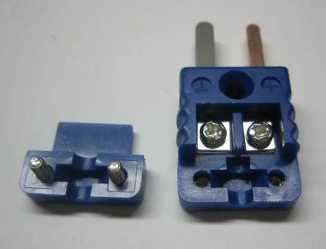 Alt view image 6 of 7 - Mini T-Type Thermocouple Wire Connector, Cable Connector, 5 Sets Pairs Male and Female Plugs