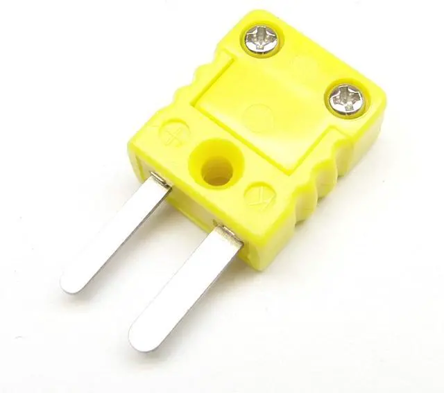 Alt view image 3 of 7 - Mini K-Type Thermocouple Wire Connector, Cable Connector, 5 Sets Pairs Male and Female Type K Plugs