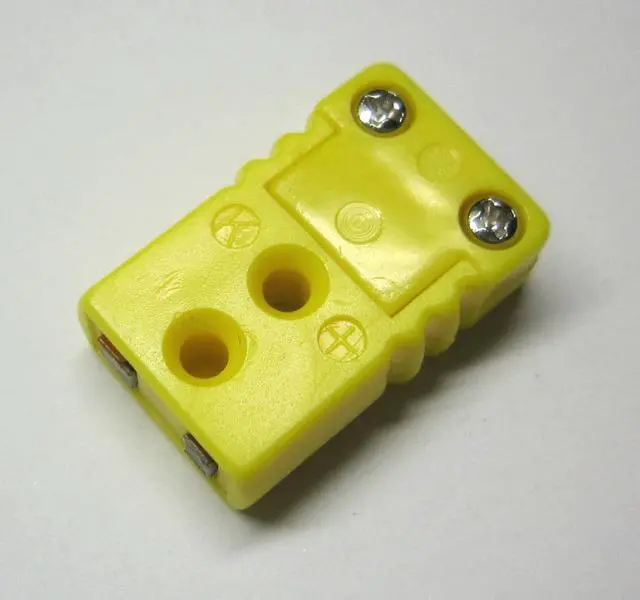 Alt view image 5 of 7 - Mini K-Type Thermocouple Wire Connector, Cable Connector, 5 Sets Pairs Male and Female Type K Plugs