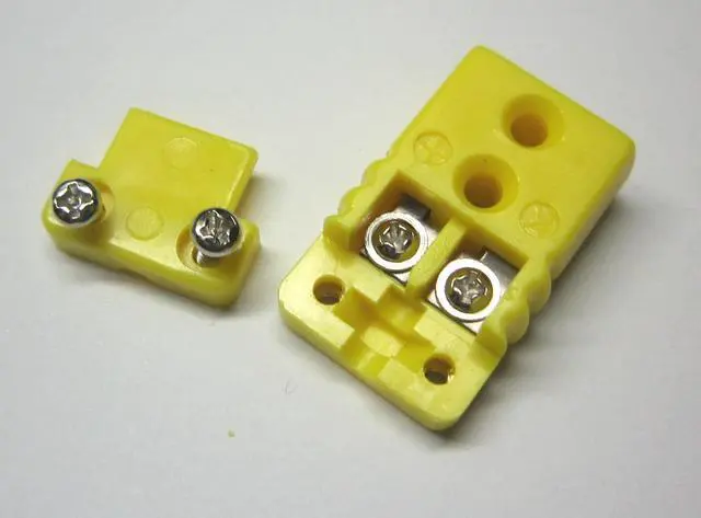 Alt view image 6 of 7 - Mini K-Type Thermocouple Wire Connector, Cable Connector, 5 Sets Pairs Male and Female Type K Plugs