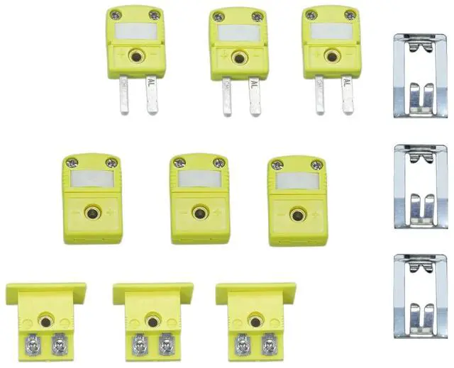 Main image of 9 Packs of Type K thermocouple connectors