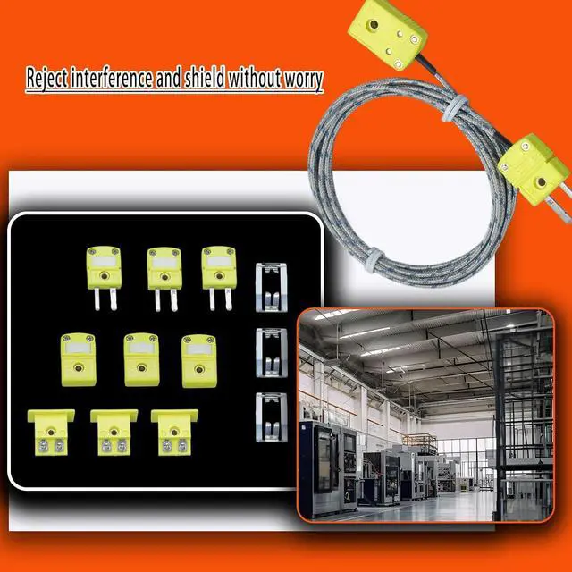 Alt view image 4 of 5 - 9 Packs of Type K thermocouple connectors