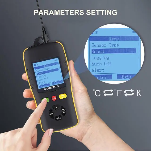 Alt view image 5 of 7 - RTD Data Logger Calibrated Thermometer USB PT100 Temperature Recorder