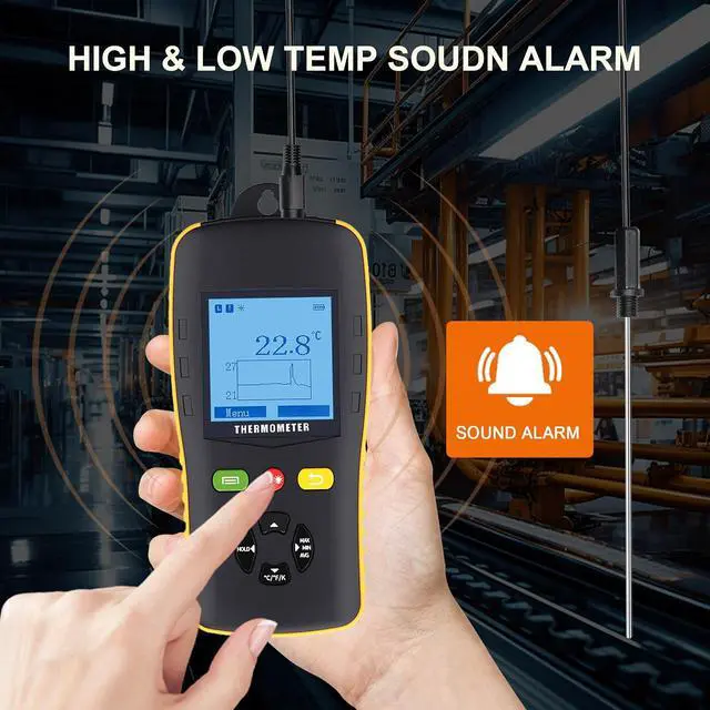 Alt view image 6 of 7 - RTD Data Logger Calibrated Thermometer USB PT100 Temperature Recorder