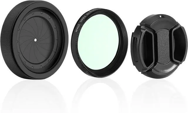 Main image of Adjustable Iris Aperture Diaphragm M30 to M37 Iris Aperture Diaphragm Adapter Optical Diaphragm 1.5-26mm Lens Module Adapter Ring PVS-14 PSV14 Optics (Filter Protector Cover Set 1)