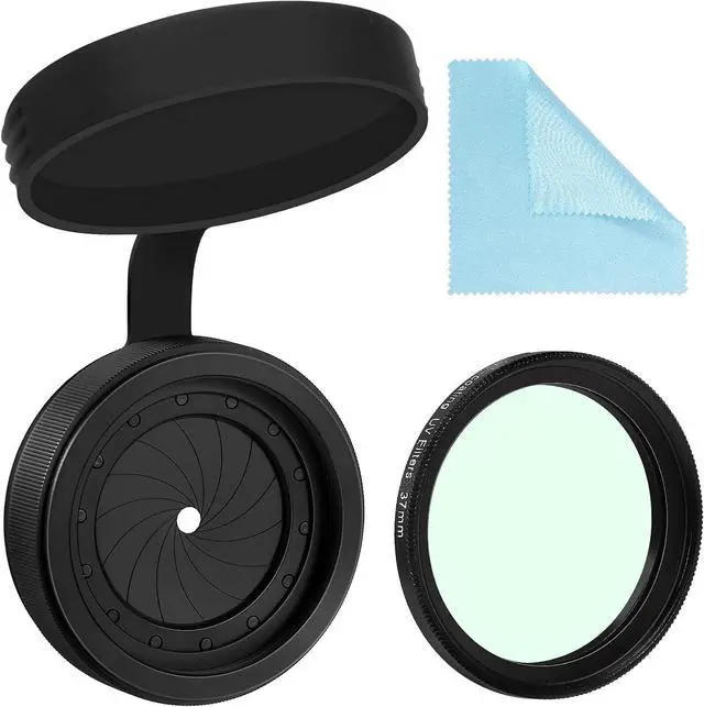 Main image of PVS 14 Adjustable Iris Aperture Diaphragm Filter Pack M30 to M37 Iris Aperture Diaphragm Adapter Optical Diaphragm 1.5-26mm Lens Module Adapter Ring PVS-14pvs14 Iris Adjustable iris Cap Filter Set