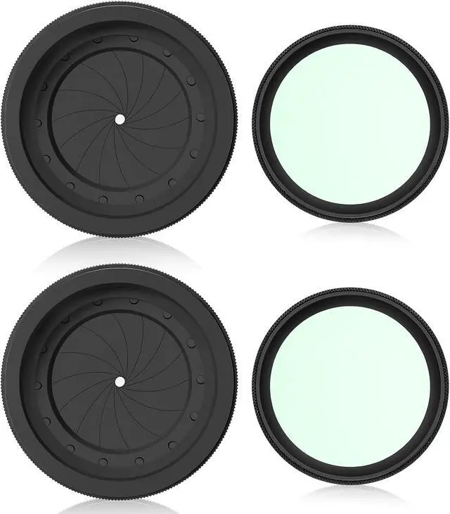Alt view image 3 of 6 - Adjustable Iris Aperture Diaphragm Filter Pack M30 to M37 Iris Aperture Diaphragm Adapter Optical Diaphragm 1.5-26mm Lens Module Adapter Ring PVS-14 PVS 14 (Adjustable Iris Filter Kit*2)