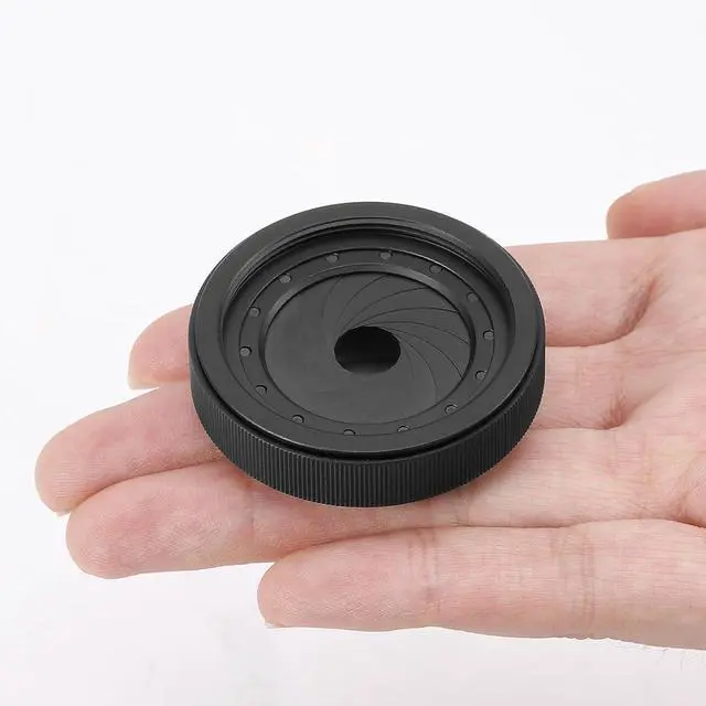 Alt view image 6 of 6 - Adjustable Iris Aperture Diaphragm M30 to M37 Iris Aperture Diaphragm Adapter Optical Diaphragm 1.5-26mm Lens Module Adapter Ring Optics PVS-14 PVS 14 Optics (M30/M37*2)