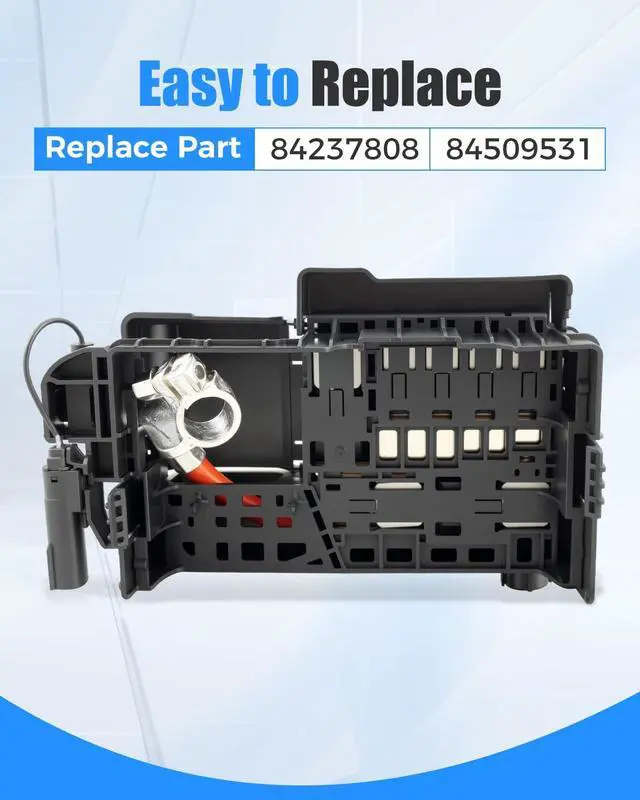 Alt view image 5 of 6 - 84237808 Fuse Box Battery Terminal with Cover Fits for GMC Terrain Chevrolet Equinox 2018 2019 2020 L4 Engine, Replacement 84509531