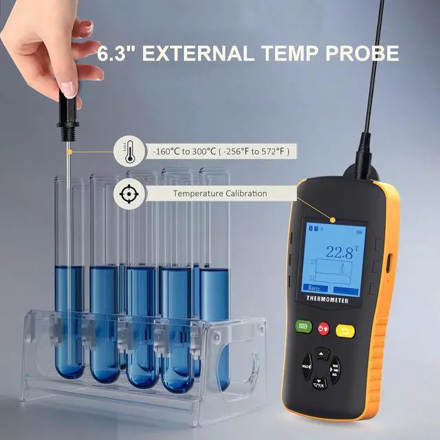 Alt view image 2 of 7 - RTD Data Logger Calibrated Thermometer USB PT100 Temperature Recorder