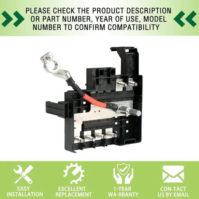 Alt view image 6 of 6 - Battery Distribution Fuse Block Compatible with 2017-2019 Chevrolet Chevy Silverado GMC Sierra Replaces 84354721 84043745 84095551 84460795