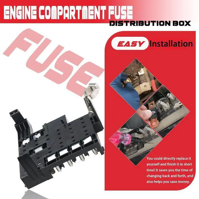 Alt view image 6 of 6 - Battery Distribution Engine Compartment Fuse Block Fit for 2017-2019 Chevrolet Chevy Silverado 1500/2500HD, for 2017-2019 GMC Sierra 1500/1500LD/2500/3500HD Replace 84354721 84095551 84460795 84043745