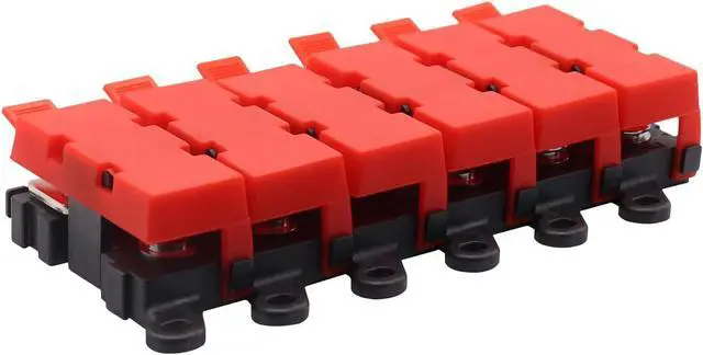 Alt view image 6 of 7 - 5way Fuse Block Midi Holder Automotive Marine Boat Car Audio Brass Fuse Holder Midi Fuses 100A 30A 60A
