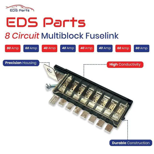 Alt view image 4 of 7 - 18790-01316 1879001316 Multi-Link Fuse Compatible Replacement for Hyundai/Kia Including Azera, Elantra, Nexo, Santa Fe, Sonata, Tucson, Cadenza, Forte, Optima, Sorento, etc.