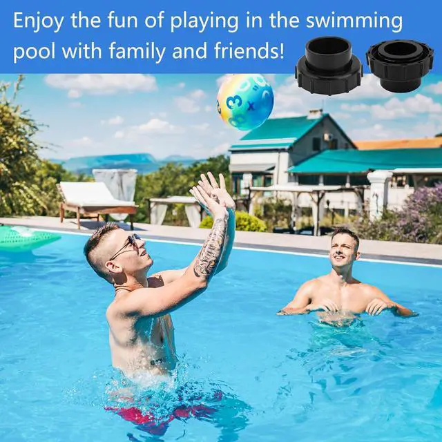 Alt view image 7 of 7 - 270100 Pool Filter Valve Adaptor kit Replacement for Pentair Quad D.E. Filter and FNS Plus Filter,Union Nuts fit for Pentair (CCP 240/520/420/320) Clean & Clear Plus Pool and Spa Pump Cartridge Filter