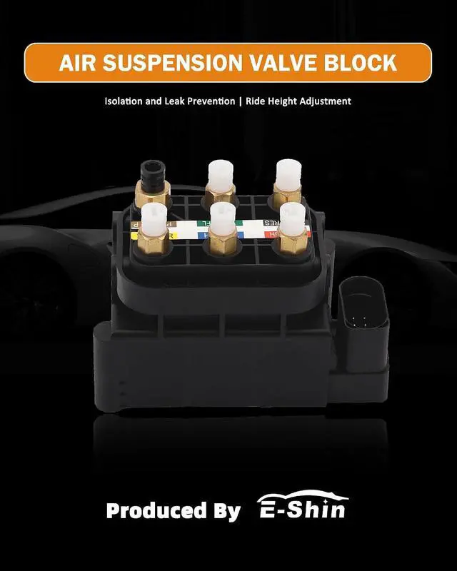 Alt view image 6 of 6 - Air Suspension Solenoid Valve Block Compatible with Mercedes-Benz CL550 GL320 GL350 GL450 GL550 GLE400 GLE500 ML250 ML320 ML350 S350 S400 S550 S600 S63 S65 AMG Replace# 2123200358