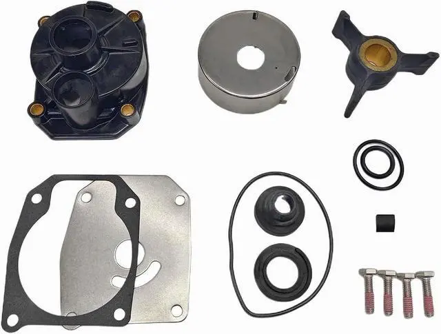 Alt view image 7 of 7 - 438592 Water Pump Impeller Repair Kit for Johnson Evinrude 40 45 48 50 HP Outboard Models 433548 777805 Sierra 18-3454