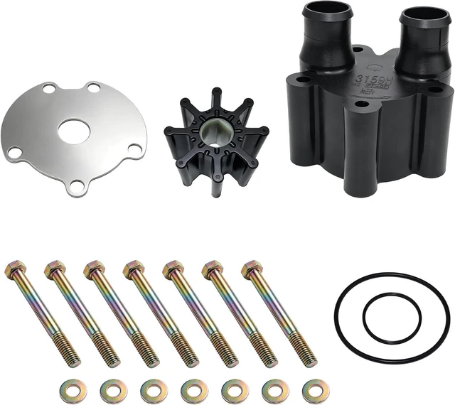 Main image of 807151A14 Water Pump Impeller Repair Kit for MerCruiser Inboard Sterndrive V6 V8 Bravo Alpha 4.3L 5.0L 5.7L 5.8L 6.2L 6.3L 7.4L 8.2L 8.6L 8.7L Replaces Sierra 18-3150 807151A7