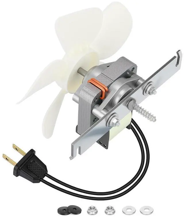 Main image of S99080199 Bathroom Exhaust Fan Motor and Blade 80 CFM 4.0 Sones Vent Fan Motor, Compatible with 512, 512M, 673, 673-C, 8870; Reliable Bathroom Fan Motor for Strong Airflow & Quiet Operation