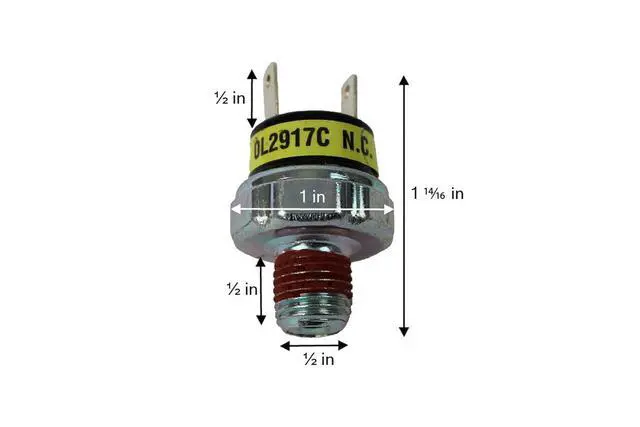 Alt view image 5 of 6 - GENERAC 0L2917C Oil Pressure Switch 10 PSI OEM