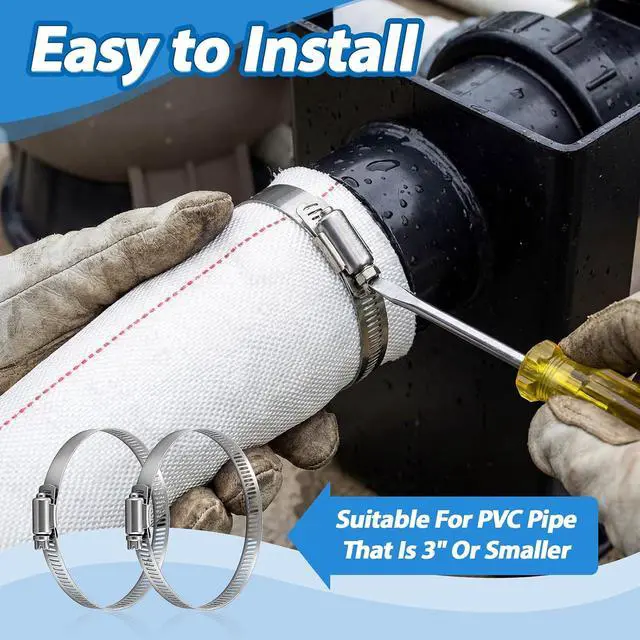 Alt view image 5 of 6 - 3'' x 100 ft Pool Backwash Hose, Heavy Duty Reinforced PVC Lay Flat Discharge Hose, Sump Pump Discharge Pipe for Swimming Pools Outdoor Lawn Garden Irrigation Car Cleaning Pool Water Transfer