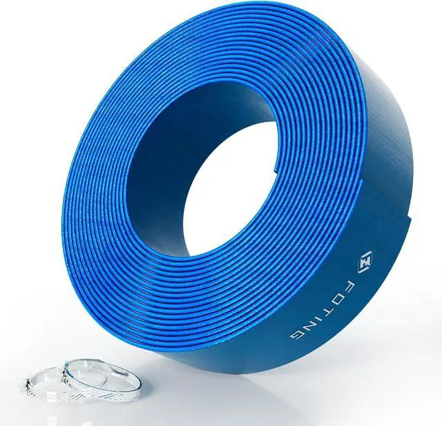 Main image of 50FT Pool Backwash Hose 1-1/2 IN, Heavy-Duty Discharge Hoses PVC Pool Drain Hose, Lay Flat Hose for Pool Drainage, Sump Pumps, Yard, Water Transfer, Weather-Proof Water Pump Hose