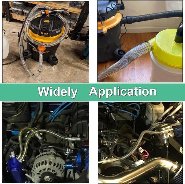 Alt view image 7 of 7 - Suction Hose 3/4"ID x 25ft Reinforced Tubing PVC Clear Wire Vinyl Tubing,Heavy Duty Spiral Steel Flexible Hose,Dust Collection Boat Marine Pump, Drain