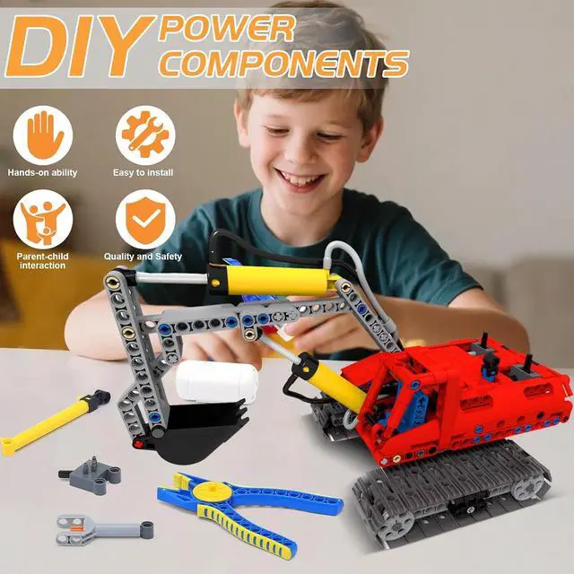 Alt view image 6 of 6 - 33pcs Pneumatic Pumps Parts Kit, Compatible with Technic Pumps Pneumatic