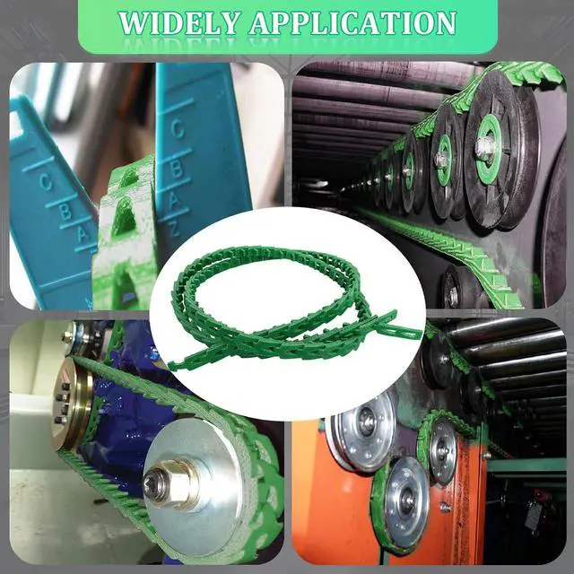 Alt view image 6 of 7 - 5FT Power Twist V-Belt 1/2-Inch x 5 Feet A Type, Adjustable Link V-Belt for Lathes, Drill Press, Table Saws and Other Woodworking Tools,4L or A Profile, 1/2" Width, 60" Length