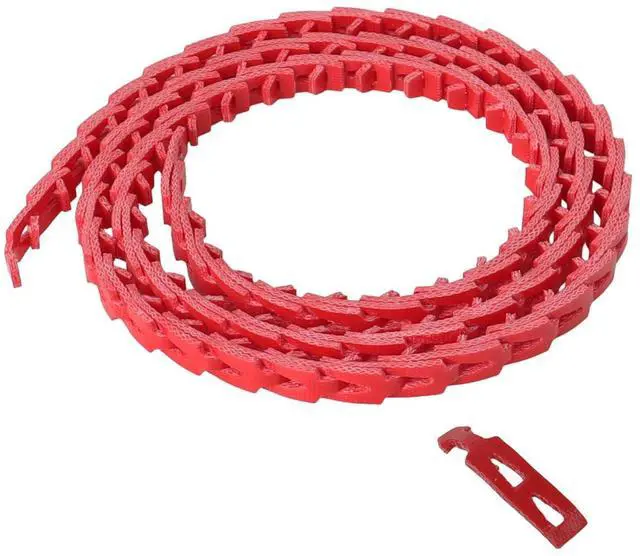 Main image of 5FT Power Twist V Belt 1/2-Inch x 5 Feet A Type, Adjustable Link Drive V-Belt Perfect for Wood Lathes, Table Saws, Bandsaws,Benchtop Drill Press and Agricultural Machinery Repairs