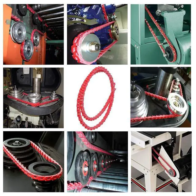 Alt view image 6 of 7 - 5FT Power Twist V Belt 1/2-Inch x 5 Feet A Type, Adjustable Link Drive V-Belt Perfect for Wood Lathes, Table Saws, Bandsaws,Benchtop Drill Press and Agricultural Machinery Repairs