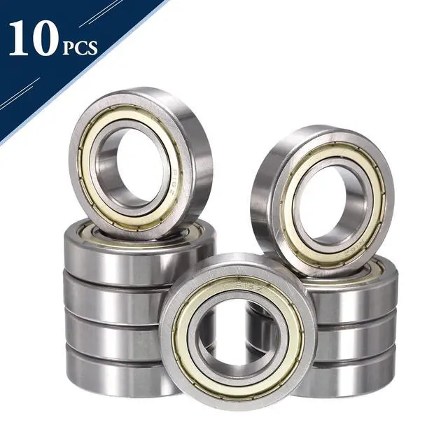 Alt view image 3 of 5 - R16ZZ Deep Groove Ball Bearings, ID 1" x OD 2" x Width 1/2" Double Shielded Ball Bearing Chrome Steel Z2 Lever 10pcs