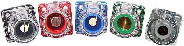 Alt view image 2 of 6 - 400A Camlock Power Sockets 5 Color 5 Male 5 Female for Power Distro