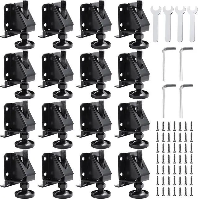 Main image of 16 Pack Heavy Duty Leg Leveler, 2-inch Adjustable Height