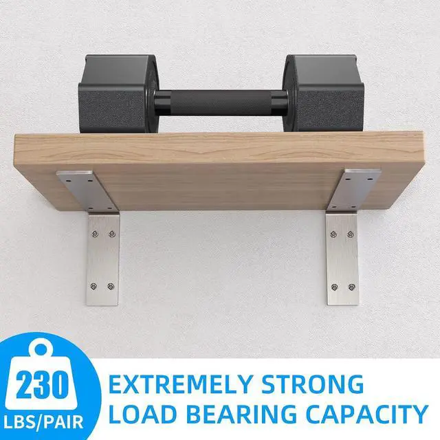 Alt view image 3 of 7 - Countertop Support Bracket, Heavy Duty 5mm L Bracket, 8 x 4 in