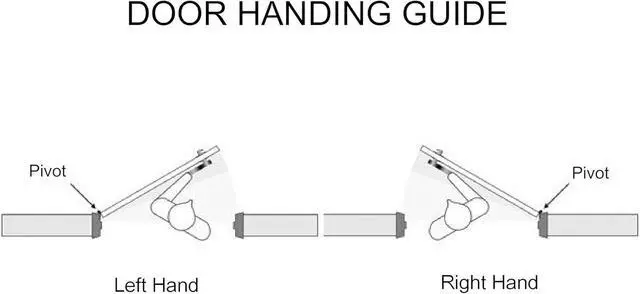 Alt view image 2 of 3 - Arch/Vistawall Style Top Pivot Hinge Set, 3/4-Inch Offset, Aluminum, Weather Resistant, Full Race Ball Bearing, 125 lbs, Polished Finish (Duronotic Bronze, Right Hand)