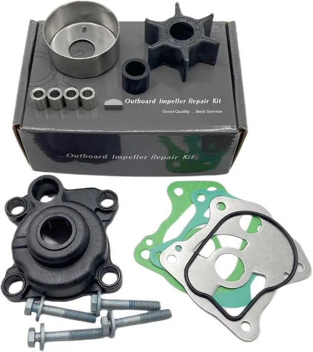 Alt view image 2 of 7 - 06193ZV7020 Water Pump Impeller Service Kit for Honda Marine Outboard 25 and 30 HP 4 Stroke Motors Cooling Replace 06193-ZV7-020, 06193-ZV7-010