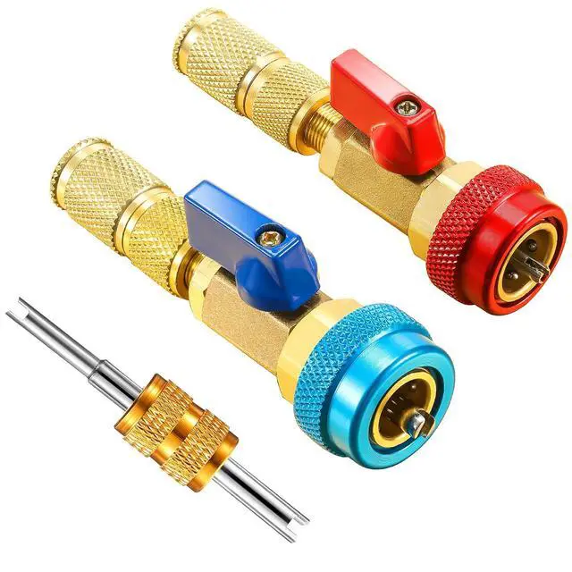 Alt view image 6 of 6 - R134A R1234YF Valve Core Tool 35 Pcs Air Condition Valve Core Refrigeration Schrader Valve Core 3 Pcs Remover Tool with 20 Pcs O-Ring Rubber Seal for Car (A/C R12 R134a R1234YF)