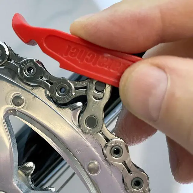 Alt view image 5 of 7 - Prestaratchet GO 6-in-1 Bicycle Multi-Tool Wallet Kit Ratcheting Wrench, Tire Lever, Valve Core Tool, Chain Breaker, Bead Lifter & Tubeless Plugger 25g Compact Bike Repair Kit