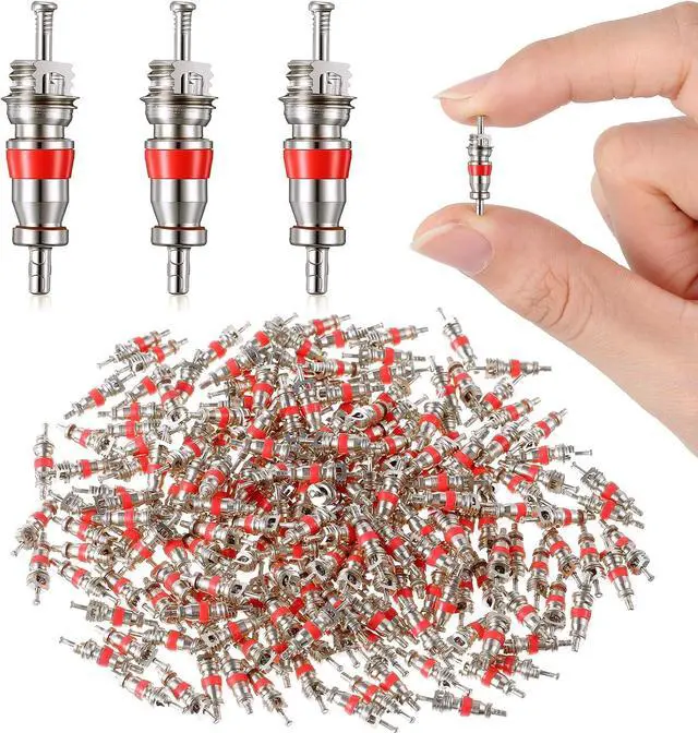 Main image of 1000 Pcs Premium Tire Valve Cores, Zinc Alloy Valve Stem Core Replacement, TPMS Safe, Individually Packed, Universal for Most Automotive Car Truck Rv ATV Motorcycle Bicycle Air Conditioning