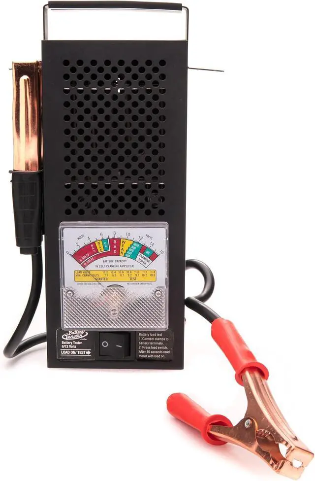 Alt view image 2 of 7 - Battery Load Tester 12 Volt at 100 Amps / 6 Volt at 50 Amps Battery Tester - Test Battery Load for 12V or 6V Batteries - Battery Health Checker, Check Starter Motor Draw - 026-0020