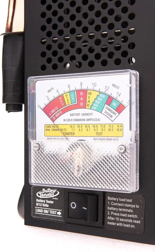 Alt view image 3 of 7 - Battery Load Tester 12 Volt at 100 Amps / 6 Volt at 50 Amps Battery Tester - Test Battery Load for 12V or 6V Batteries - Battery Health Checker, Check Starter Motor Draw - 026-0020
