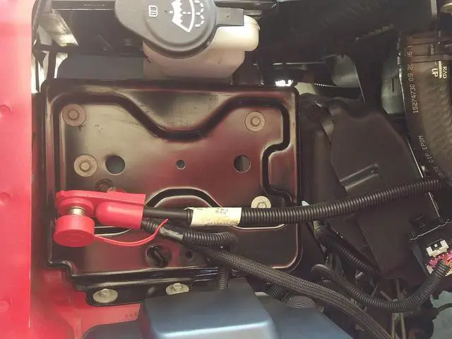 Alt view image 2 of 4 - Driver Side Battery Tray Replacement With Base Clamp Kit Compatible with Select Escalade/Avalanche,Suburban,Silverado,Tahoe/GMC Suburban,Sierra,Yukon Models